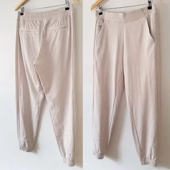 Athleta Brooklyn Textured Jogger in Cream Size 18 - Picture 9 of 16